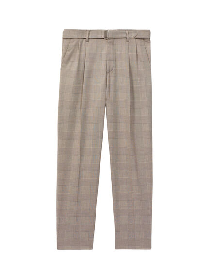 Rail Prince Of Wales Check Belted Trousers